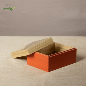 Caja de Bambú Prensado, Caja de Almacenamiento de Bambú Ecológica para el Hogar, Cocina, Baño, Hotel y Embalaje Premium - Product Image 1