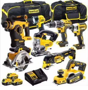 VENTE EN GROS DE PRODUITS NEUFS ET ORIGINAUX - ACHETEZ 2, OBTENEZ 1 GRATUIT - Kit d'outils électriques DeWALT DEWKIT30A - 4 batteries lithium-ion 18V x 5Ah - 15 pièces - Product Image 2