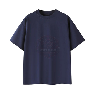 Camisetas Extra Grandes Personalizadas para Hombre, Algodón Suave, Corte Holgado, Cuello Redondo, Manga Corta, Secado Rápido, Transpirable, Ropa Urbana de Moda, OEM - Product Image 1