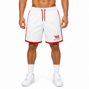 Shorts de sport personnalisés OEM&ODM, séchage rapide, fitness, gym, entraînement, shorts de luxe pour hommes, doublés, extensibles dans 4 directions, en mesh, avec poche - Product Image 3