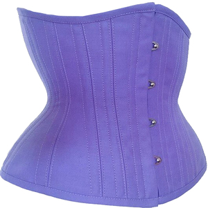 Corset en satin rose pour femme, gaine amincissante à maintien ferme, avec fermeture à agrafes, respirant, pour usage quotidien, taille adulte - Product Image 5