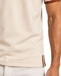 Camiseta Polo Marrón Personalizada para Hombre, Ropa Deportiva Casual Premium de Verano, Transpirable, para Golf, con Manga Raglán, Prenda Superior a la Moda - Product Image 6