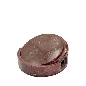 Juego de Posavasos Creativos de Resina, Juego de Cuatro Posavasos Aislantes Simples para Tazas, Portavasos para Bebidas de Cocina, Posavasos Cuadrados para Tazas de Té al Precio Más Bajo - Product Image 1