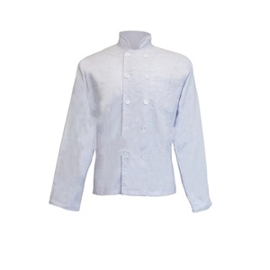 Men Women Executive <b>Chef</b> Jacket <b>Tops</b> Long Short Sleeves Restaurant Cook Coat - Product Image 2