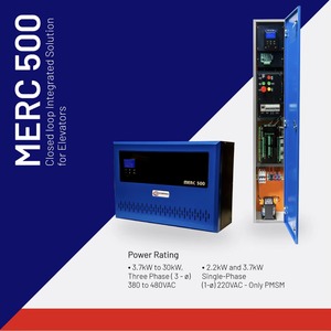 Gabinete de Control de Elevador MERC 500 con Sistema de Bucle Cerrado Integrado para Elevadores de Pasajeros en Interiores - Product Image 1