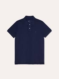 ไมคา คอร์ปอเรชั่น เสื้อเชิ้ตผู้ชายสีน้ำเงินกรมท่า - ผ้าฝ้ายปิเก้พรีเมียม เสื้อลำลอง ระบายอากาศได้ดี 220GSM - Product Image 3