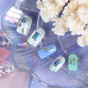BETTER than NATURE #45879 Multi-Size OEM ODM 3D Nail Art <b>Sticker</b> Korea Design <b>Decals</b> <b>Stickers</b> Nuance Tinted Line Style - Product Image 5