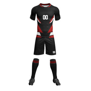 Uniforme de Fútbol para Hombre, Manga Corta, Transpirable, Secado Rápido, 100% Poliéster, Logotipo Personalizado Impreso, Servicio OEM - Product Image 5