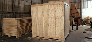 Wooden Crate Solid Box Plywood Reusable Durable Transport Package Stackable Structure - Product Image 5