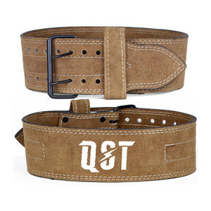 Cinturón de Levantamiento de Pesas con Hebilla de Doble Punta de 6 mm, para Gimnasio, Sentadillas, Peso Muerto, Protección de Cintura, Cuero Vacuno Antideslizante, Venta al por Mayor - Product Image 3