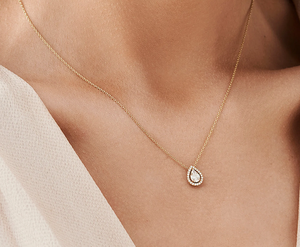 Colgante de Plata 925 con Diamante Cultivado en Laboratorio, Corte Brillante Redondo, Certificado IGI, Chapado en Plata para Mujer - Product Image 4