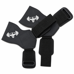 Sangles de musculation personnalisées, sangles de levage de poids robustes pour la salle de sport, sangles d'entraînement en coton avec support de poignet rembourré - Product Image 1