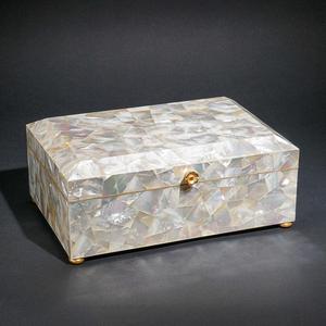 Luxury Mother of Pearl Inlay Jewelry <b>Box</b> Handmade Decorative <b>Storage</b> Handcrafted MOP Inlay <b>Storage</b> <b>Box</b> Premium Pearl Decorative - Product Image 1