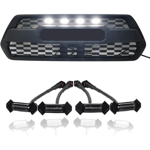 Luci di Guida a LED per Griglia Toyota Tacoma 2016-2018, Colore Bianco, Compatibili con Griglia TACOMA - Product Image 1