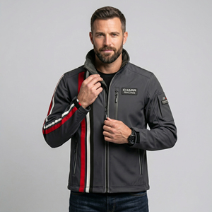 New Custom <b>Racing</b> Motorcycle <b>Jackets</b> Windproof Motorcycle auto <b>Racing</b> wear Softshell <b>Jacket</b> For Man - Product Image 4