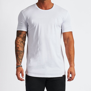Custom Printed T-shirt Breathable Man Clothing Gym Shirt Fitness Fitted Tee Sport Wear <b>Plain</b> Compressed Quick Dry <b>Tshirt</b> for Men - Product Image 4