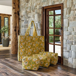 Juego de Bolsas de Compras Bohomin Ecológicas, Acolchadas, de Algodón, Estilo Bohemio, 4 Piezas, Color Amarillo Solado - Product Image 5