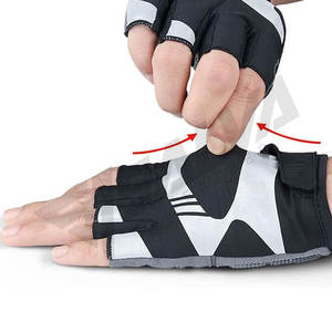 ถุงมือขี่จักรยานแบบครึ่งนิ้วสำหรับกีฬากลางแจ้ง ป้องกันการลื่น ดูดซับแรงกระแทก สำหรับผู้ชายและผู้หญิง - Product Image 3