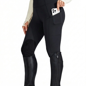 Sillicon Custom Equestrian Riding <b>Tops</b> Low Waist Four-Way Stretch Breathable Quick Dry Women Horse Riding - Product Image 1