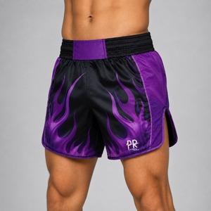 Pantalones Cortos de Artes Marciales Mixtas (MMA) y Muay Thai, Elásticos, Lisos, Personalizados al por Mayor, Talla Grande, Transpirables, para Hombre y Mujer, 2026 - Product Image 5