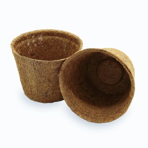 Macetas de Fibra de Coco Natural para Cultivo Hidropónico, Invernaderos, Jardín, Macetas de Cáscara de Coco - Product Image 4