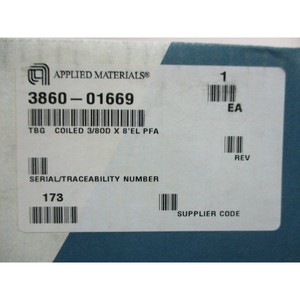 AMAT 3860-01669 TBG Tubo Espiralado de 3/8OD x 8'EL PFA, 1/32 - Equipo y Piezas de Semiconductores de Confianza de Trusted Global Legacy - Product Image 1