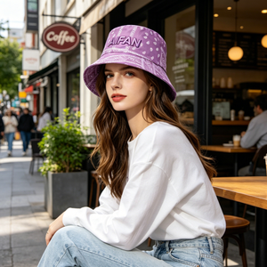 Sombrero de Pescador SIDDIQUI HOSINEX para Mujer, con Peluche Sintético, Diseño Laminado, Color Sólido, Casual, Sin Costuras, Teñido, para Invierno, Cálido, con Lazo - Product Image 6
