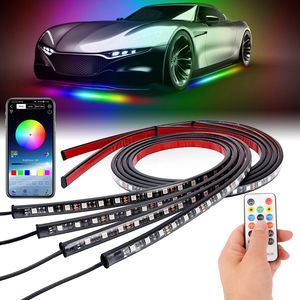 Striscia LED RGB Impermeabile per Illuminazione Sottoscocca Auto, Controllo Remoto e App per Interni con Illuminazione Sottoscocca RGB - Product Image 2