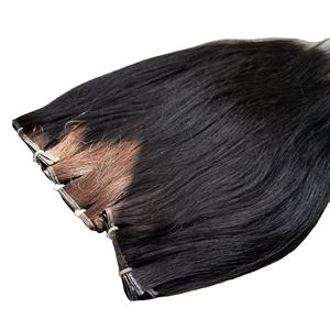 Cinta de punta de cabello humano vietnamita Ins Extensiones de cabello humano crudo Natural recto Precio al por mayor Donante único - Product Image 4