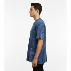 Camiseta de Verano para Hombre, Color Sólido, 100% Algodón, Secado Rápido, Transpirable, Cuello Redondo, Corte Holgado, para Gimnasio, Entrenamiento, Casual, Estilo Urbano - Product Image 4
