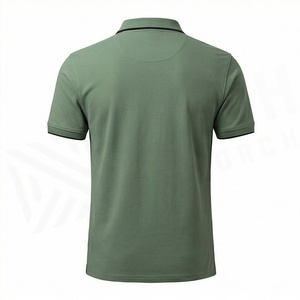 เสื้อโปโลผู้ชายไซส์ใหญ่ ผ้าโพลีคอตตอน ระบายอากาศดี ทรงสลิมฟิต โอเวอร์ไซส์ แขนสั้น เหมาะสำหรับเล่นกีฬากอล์ฟ สีสันปรับแต่งได้ - Product Image 2