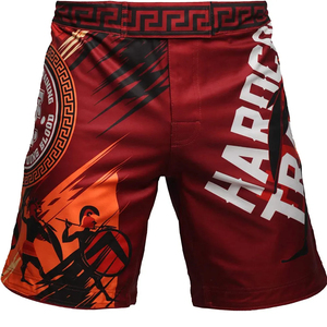 Shorts Deportivos Rojos para Hombre, Diseño Personalizado al por Mayor, para MMA, Ecológicos, Transpirables, de Secado Rápido, con Cintura Elástica - Product Image 1