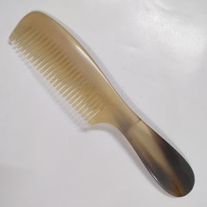 Peine de cuerno natural bonito y pequeño, peines multiusos para masaje de barba de color natural, precio de fábrica fácil de usar para salón de estilo de bolsillo - Product Image 5