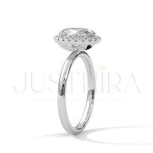 925 Sterling Silver <b>Ring</b> For Women Solitaire Oval Cut Diamond <b>Ring</b> for Everyday Wear Office Use And Wedding Elegant Gift For Her - Product Image 4