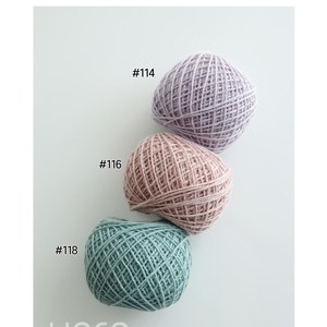 ไหมพรมมิงค์ริงสปัน 500 กรัม ขนาดประมาณ 1.5 มม. ผสมขนสัตว์ สำหรับถักมือ ไหมพรมขนสัตว์สำหรับถักโครเชต์ - Product Image 2