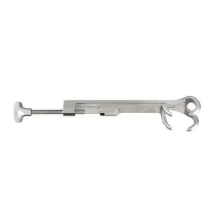 Pince à os Lambert de 22 cm avec 2 griffes, en acier inoxydable de qualité supérieure, instrument chirurgical orthopédique robuste pour la manipulation des os - Product Image 2