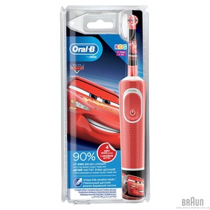 ข้อเสนอพิเศษ แปรงสีฟันไฟฟ้าแบบชาร์จได้ Oral B D100 สำหรับเด็ก ขนแปรงนุ่ม ดีไซน์รถน่ารัก สำหรับใช้ในชีวิตประจำวัน - Product Image 4