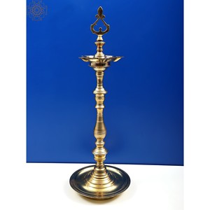 Handmade 11-Inch Brass Five Wick <b>Lamp</b> <b>Oil</b> <b>Lamps</b> & Accessories Made in India Handcrafted Item - Product Image 1