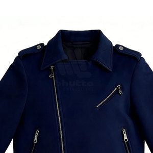 Chaqueta de Cuero de Gamuza de Primera Calidad para Mujer con Cierre de Cremallera, Diseño Sólido, Ropa de Calle y Viaje para Invierno - Product Image 6