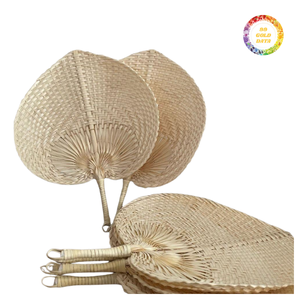 Abanico de Mano de Bambú Plegable, Abanico Portátil Ligero para Decoración de Bodas y Fiestas, Tela Impresa Personalizada, Suministro al por Mayor - Product Image 4