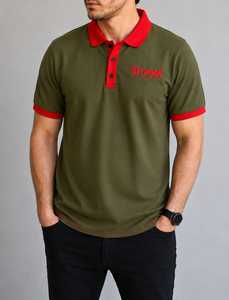 เสื้อโปโลคลาสสิกยูนิเซ็กซ์ของออตโตมัน คอร์ปอเรชั่น ปรับแต่งสีได้ พิมพ์โลโก้ แขนสั้น เนื้อผ้าระบายอากาศได้ดี คุณภาพสูง - Product Image 2