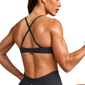 Soutien-gorge de sport croisé pour femme, haut extensible confortable en tissu respirant pour fitness, yoga, course à pied, entraînement, vêtements de sport OEM ODM - Product Image 2