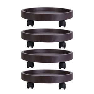 Juego de 4 Soportes Rodantes para Plantas de 12.8 o 14 Pulgadas con Ruedas, Capacidad de Carga de hasta 187 Libras, para Macetas y Jardineras - Product Image 1