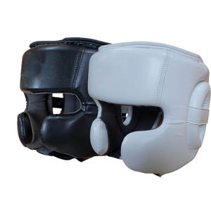 Casco de Boxeo Ajustable de Cuero al por Mayor, Protector de Cabeza para Entrenamiento y Combate - Product Image 6