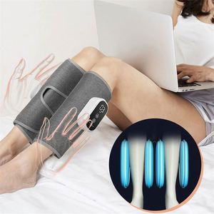 Upgraded Comfortable Foot Leg <b>Massager</b> Air Compression Electric Legs Massage <b>Machine</b> Wireless Remote Control USB Rechargeable - Product Image 2