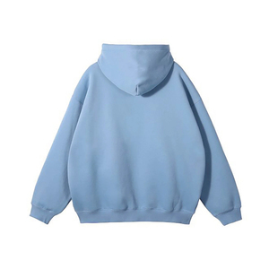 Sweat-shirt unisexe en molleton bouclette 100 % coton, style vintage, effet vieilli et délavé, écologique, respirant, anti-plis, idéal pour l'hiver, personnalisable OEM - Product Image 2