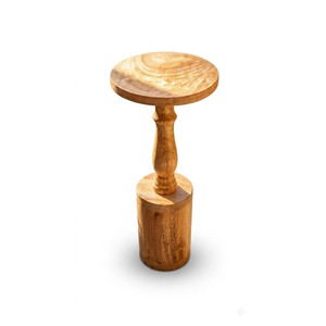 โต๊ะฐานกลมไม้กระถินณรงค์ทำมือ ขายส่ง |   โมราบาดุดาบอิสถาน อินเดีย - Product Image 1