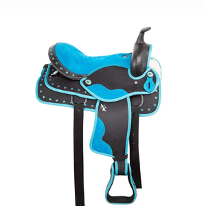 High Quality Custom Western Horse Saddle Genuine Leather Barrel Racing Saddle <b>Equestrian</b> Riding Equipment OEM Supplier - Product Image 1