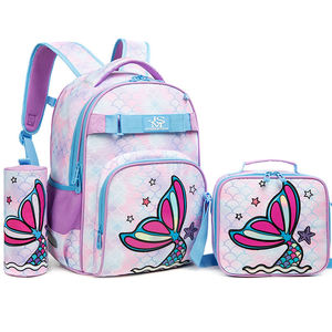 Mochila Escolar con Lentejuelas en Forma de Corazón para Niñas, Impermeable, de Nailon, Gran Capacidad, Conjunto de Mochila Escolar para Niños, Mochila Moderna para Estudiantes - Product Image 4