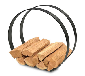 Metal Firewood <b>Holder</b> Best designer Pieces Firewood Rack Handmade Fireplace <b>Log</b> Rack For Outdoor - Product Image 1